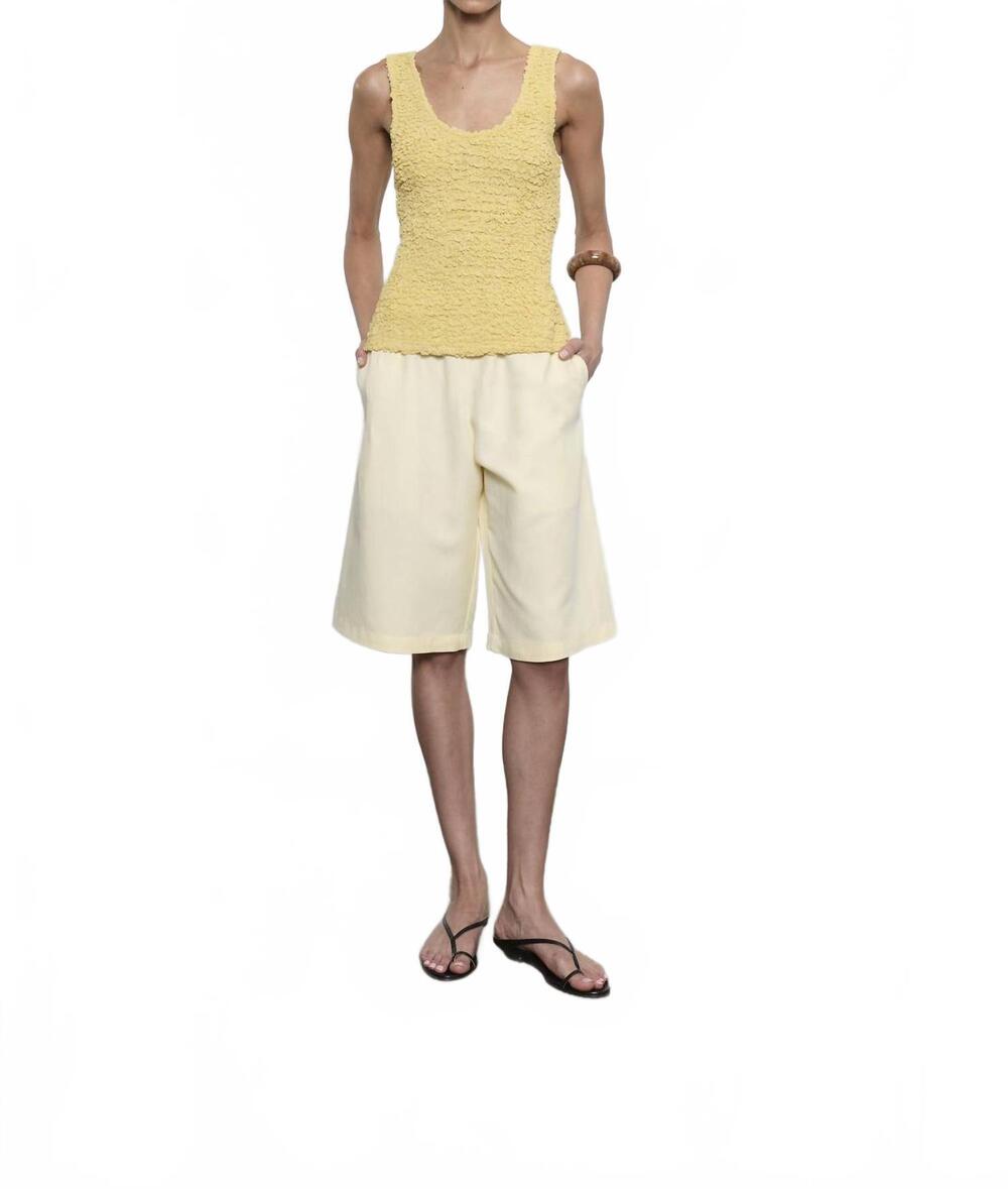 NEW ENZA COSTA dimension tank in raffia
